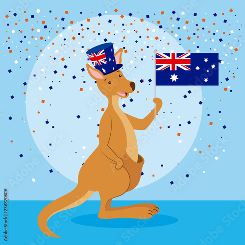 animals australia day celebration