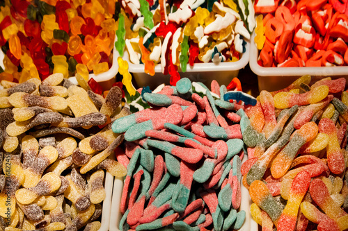 candy assortment on a market photo