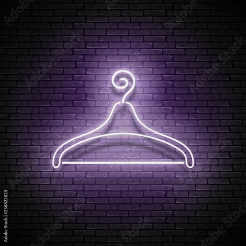 Vintage Glow Signboard with Hanger, Shopping Concept