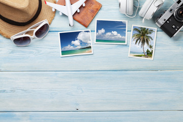Travel vacation background concept