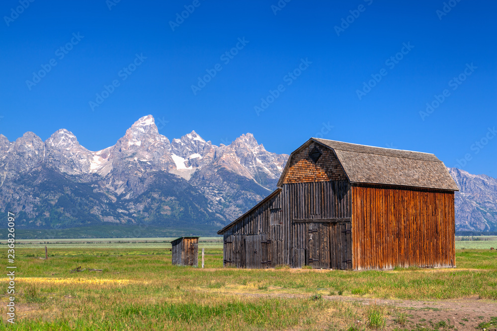 The T. A. Moulton Barn is a historic barn in Wyoming, United States