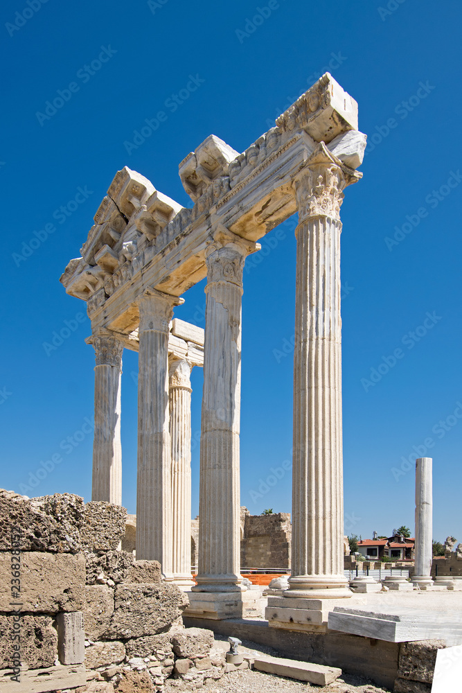 Apollotempel in Side, Antalya Province, Türkei