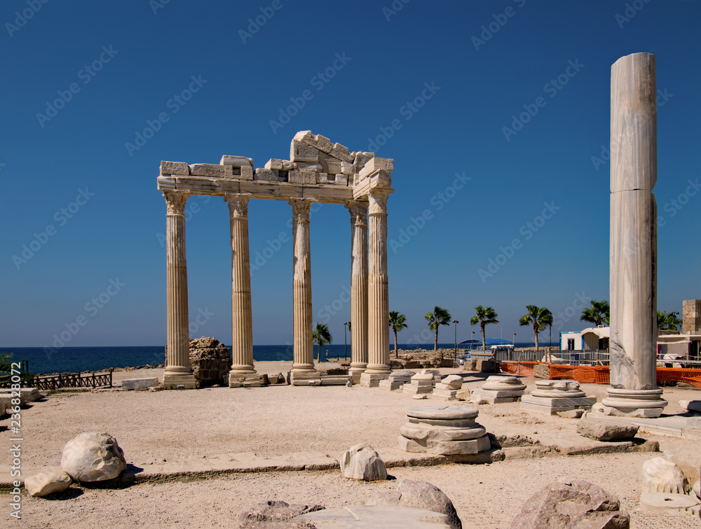 Apollotempel in Side, Antalya Province, Türkei