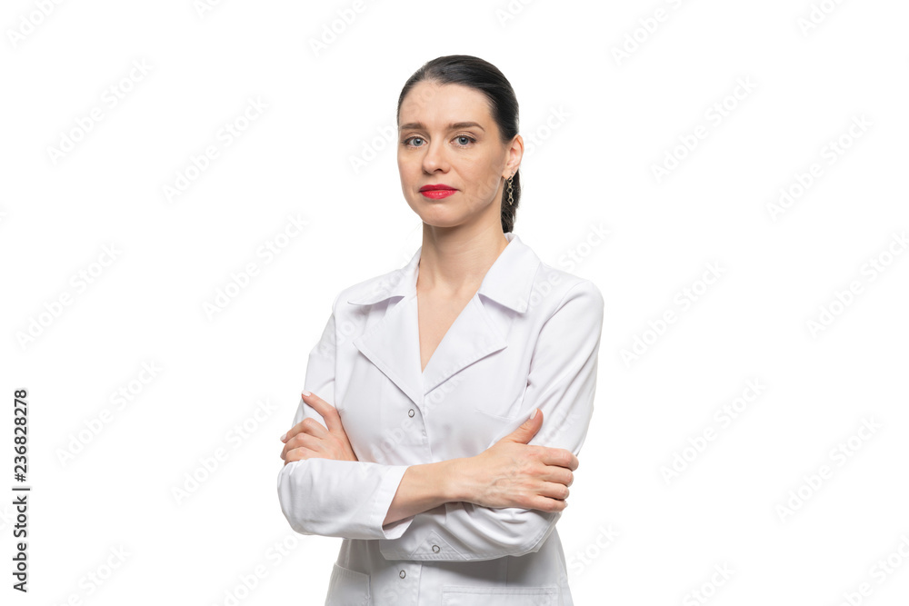 Portrait of a young female professional cosmetologist doctor. Healthcare occupation, medical career Portrait of a young female professional cosmetologist doctor. Healthcare occupation, medical career
