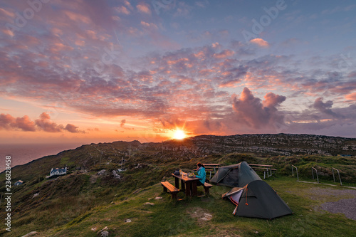 Ireland wild camping on the Sheep's Head Peninsula