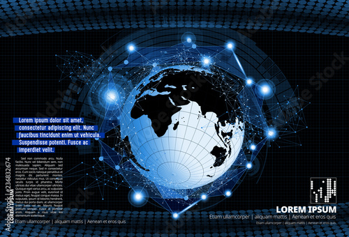 Abstract technology concept background, vector illustration