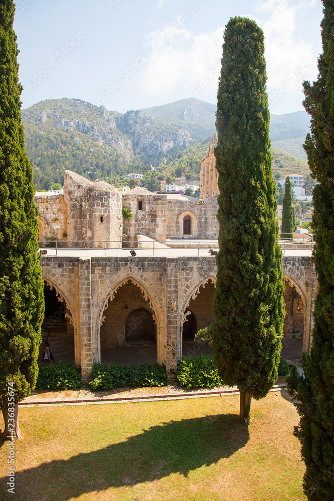 Bellapais Abbey in North Cyprus, Kyrenia
