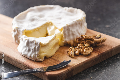 The brie cheese. photo