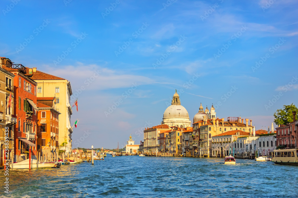 Grand Canal beautiful summer view, Venice, Italy