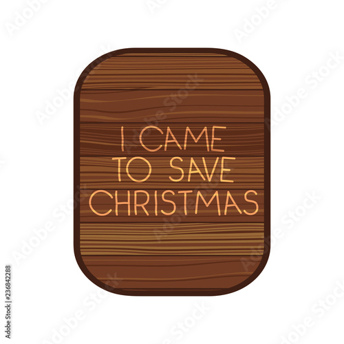 rectangle on wooden with christmas message