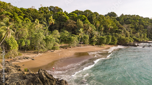 Tropical paradise beach in Costa Rica