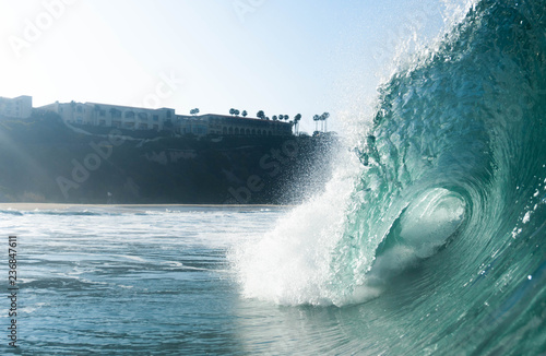 Blue wave at Dana Point