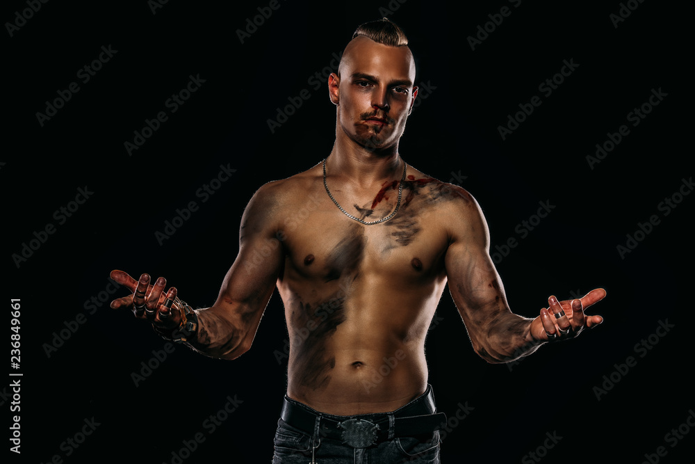 Fototapeta premium bad fighter guy