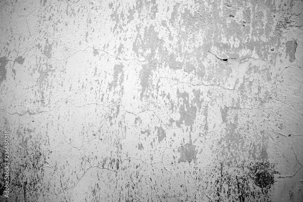 The texture of the old cracked grey wall. Nice background.