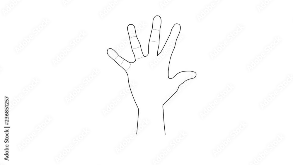 Animation of the hand of a drowning person on which the inscription Help Animation of the hand of a drowning person on which the inscription Help