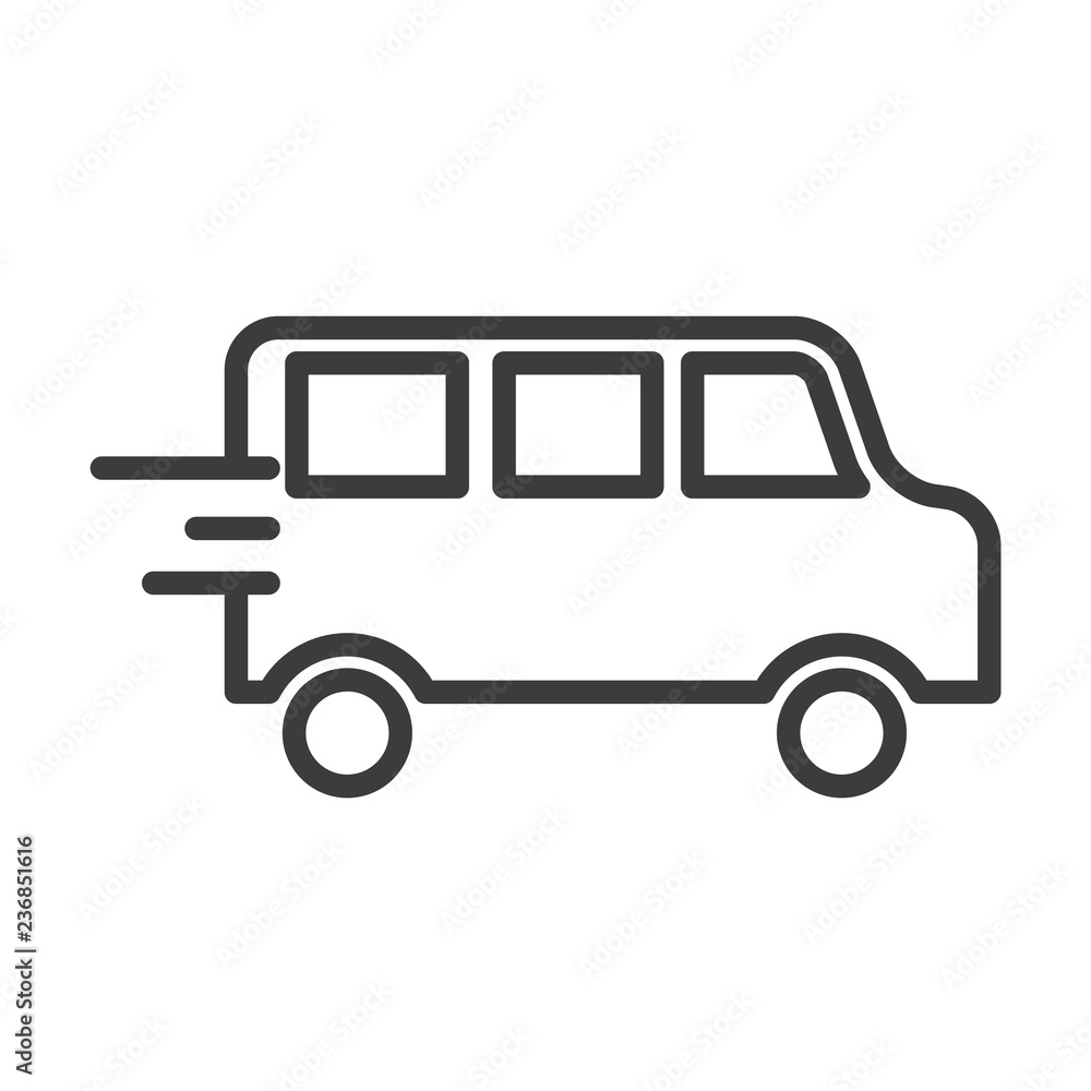Bus vector icon in modern flat style isolated. Bus can support is good for your web design. Bus vector icon in modern flat style isolated. Bus can support is good for your web design.