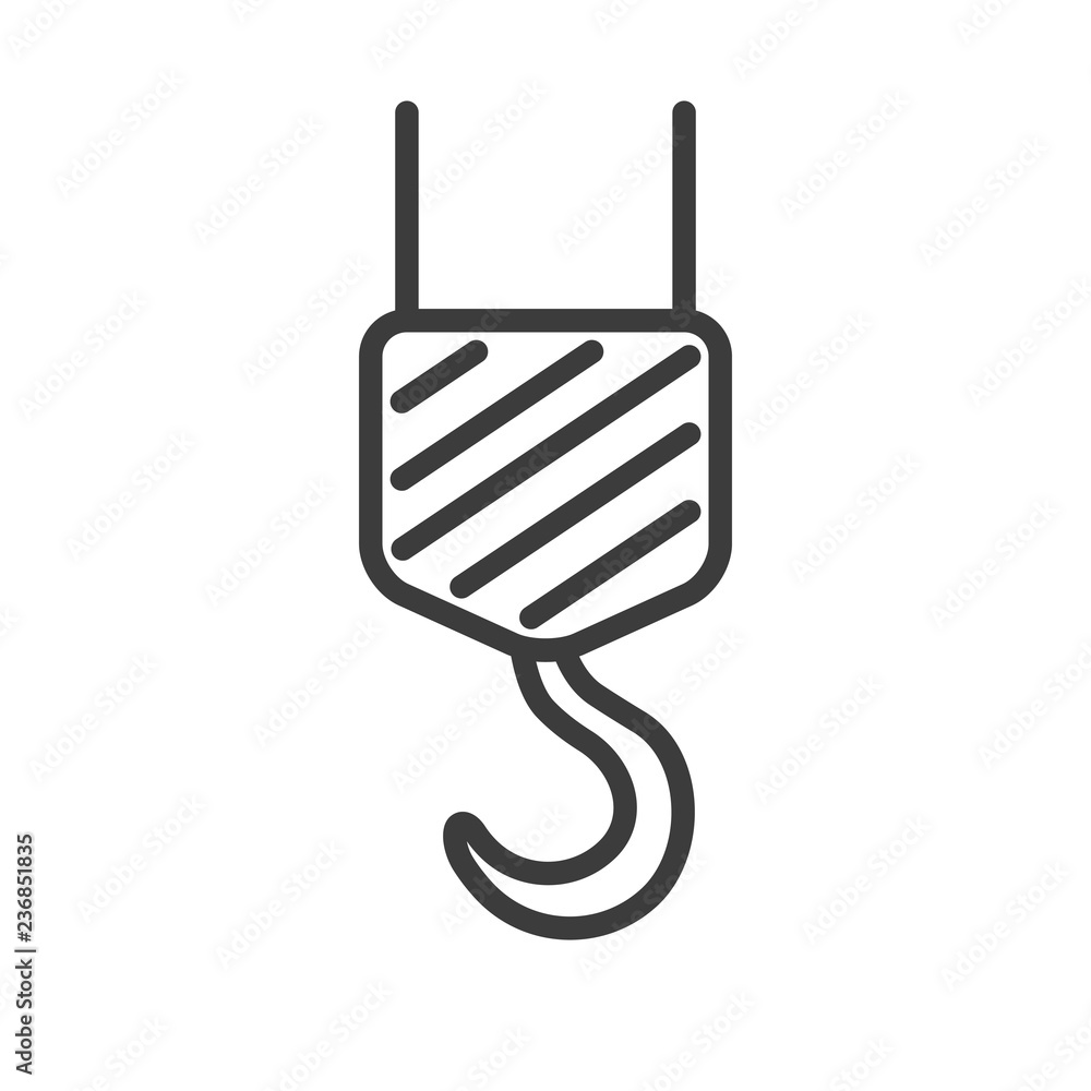 Crane vector icon in modern flat style isolated. Crane can support is good for your web design. Crane vector icon in modern flat style isolated. Crane can support is good for your web design.