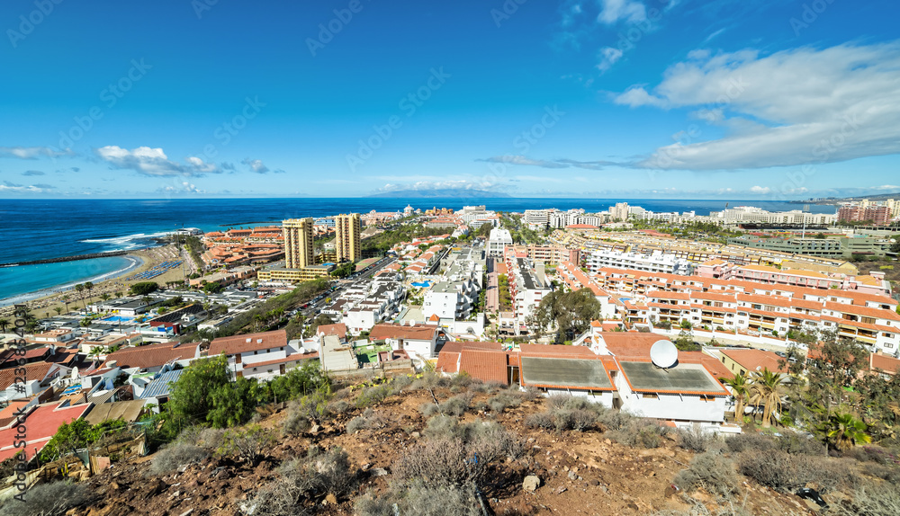 Panoramic view of Los Cristianos