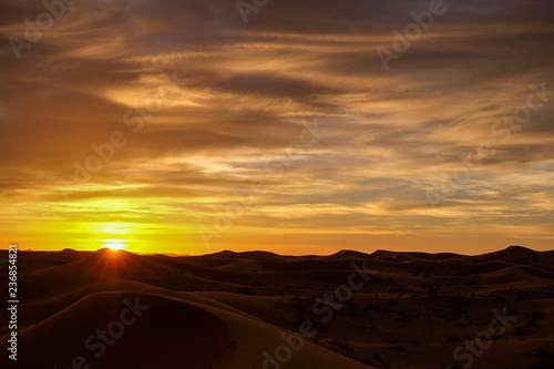 sunset in desert © Carnapierrou