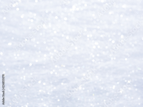 Abstract snow background with bokeh © maribom