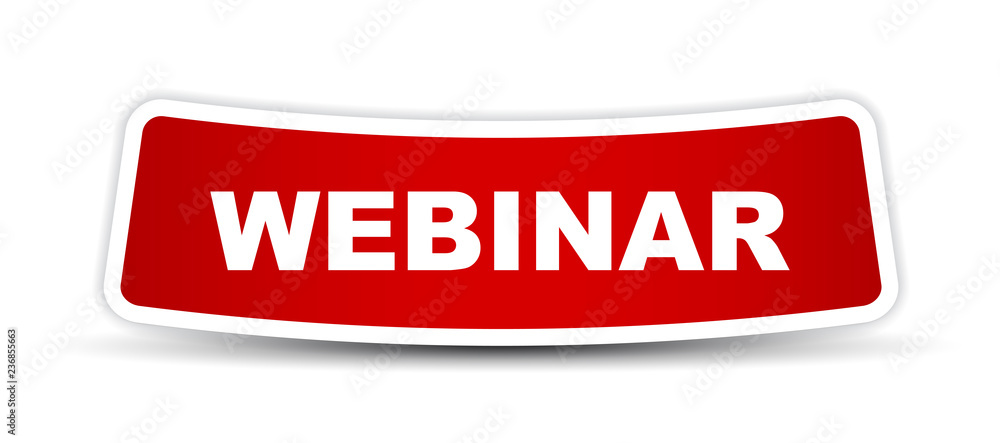 red vector banner webinar red vector banner webinar