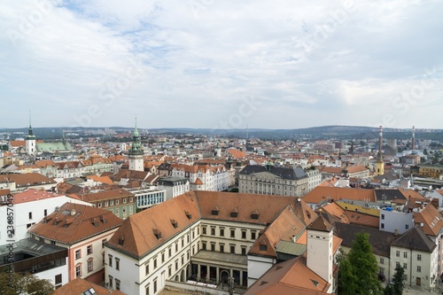 Brno, Czech Republic - Sep 12 2018: View to the red roofs of Brno city. Czech Republic © Valeria