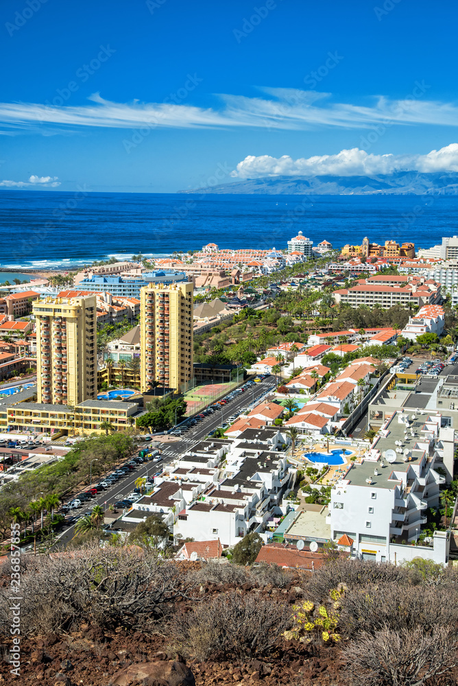 Architecture of Los Cristianos - tenerife