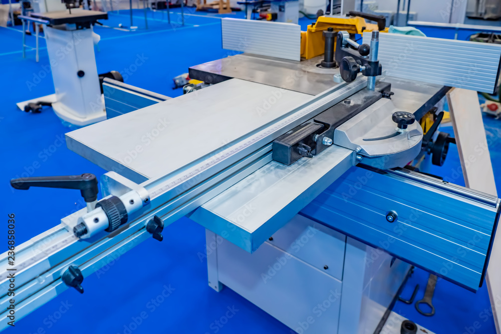 Milling machine for wood. Carpentry workshop. Equipment for the carpenter. Carpentry. Wood processing. Manufacture of wooden products. Milling machine for wood. Carpentry workshop. Equipment for the carpenter. Carpentry. Wood processing. Manufacture of wooden products.
