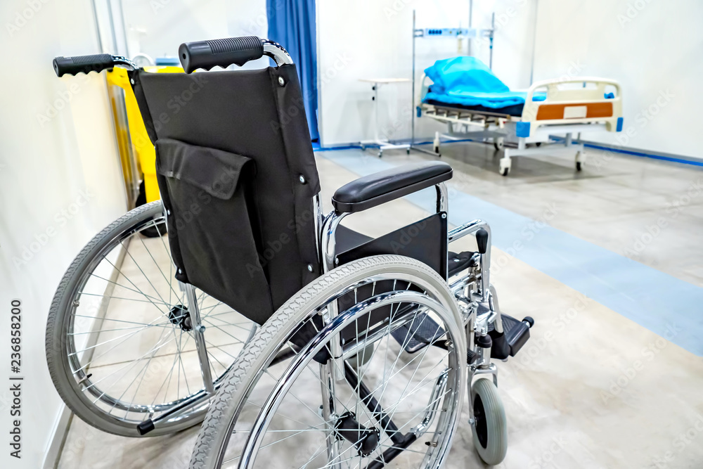 Wheelchair. Disability. Incurable Diseases The medicine. Armchair for