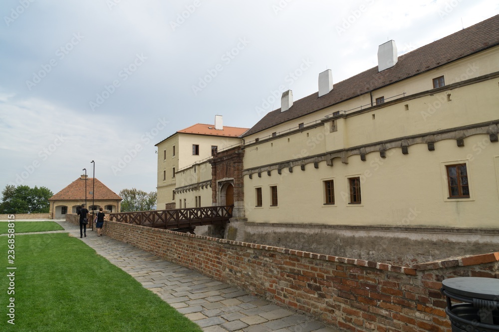 Brno, Czech Republic - Sep 12 2018: Spilberk castle fortress. Brno, Czech Republic