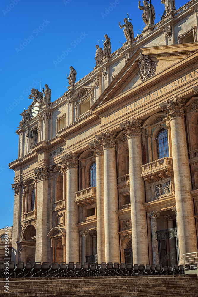 St. Peter's Basilica. St. Peter's is the most renowned churches in Vatican City