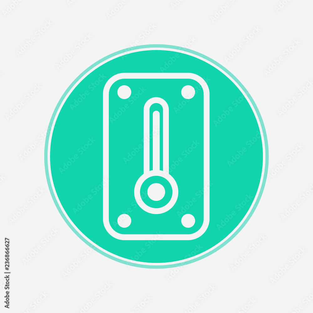 Thermometer vector icon sign symbol Thermometer vector icon sign symbol