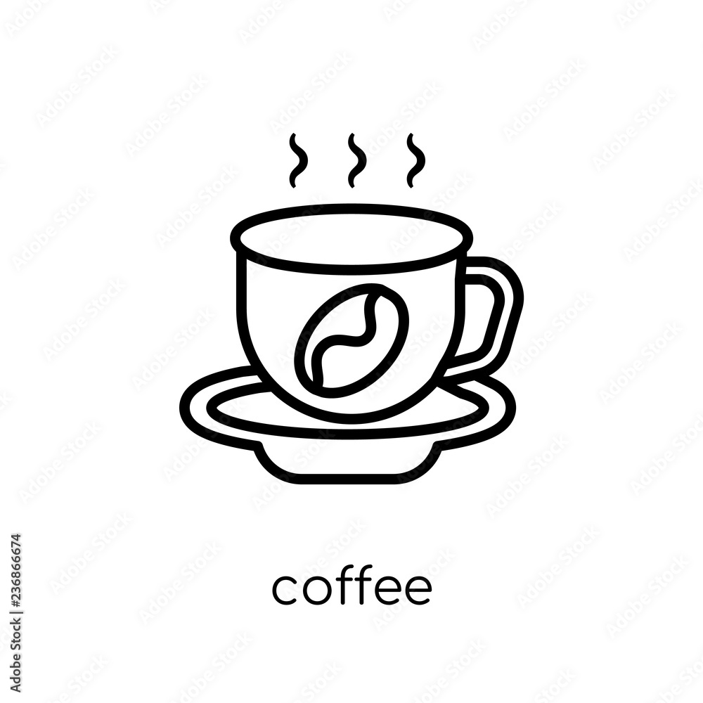 Coffee icon from Drinks collection. Coffee icon from Drinks collection.