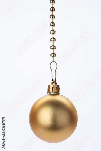 Christmas decorations, Christmas gold ball