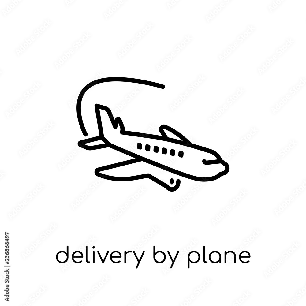 Delivery by Plane icon from Delivery and logistic collection.