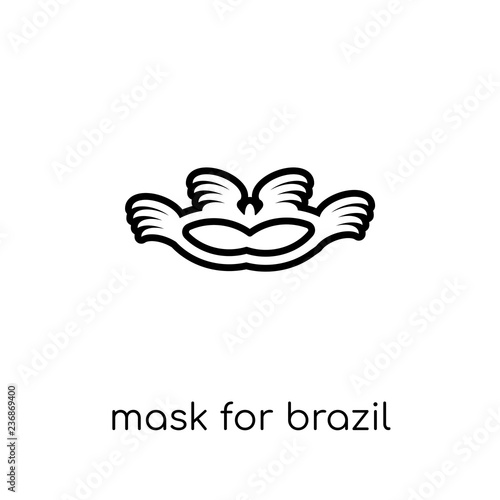 Mask for Brazil carnival celebration icon from Brazilian icons c