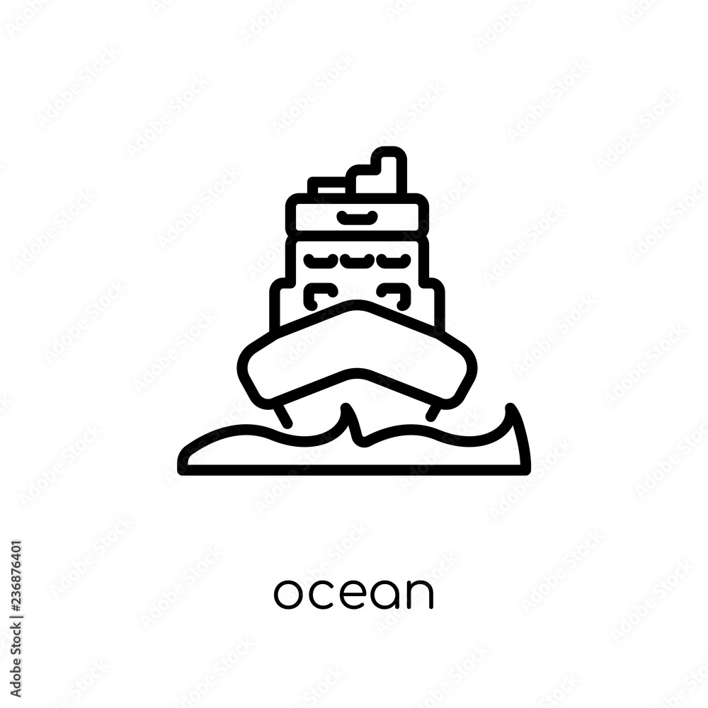 Ocean transportation icon from Delivery and logistic collection. Ocean transportation icon from Delivery and logistic collection.