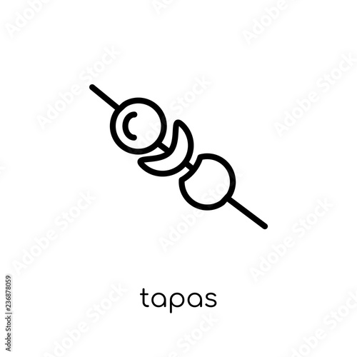 Tapas icon from Spanish Food collection.