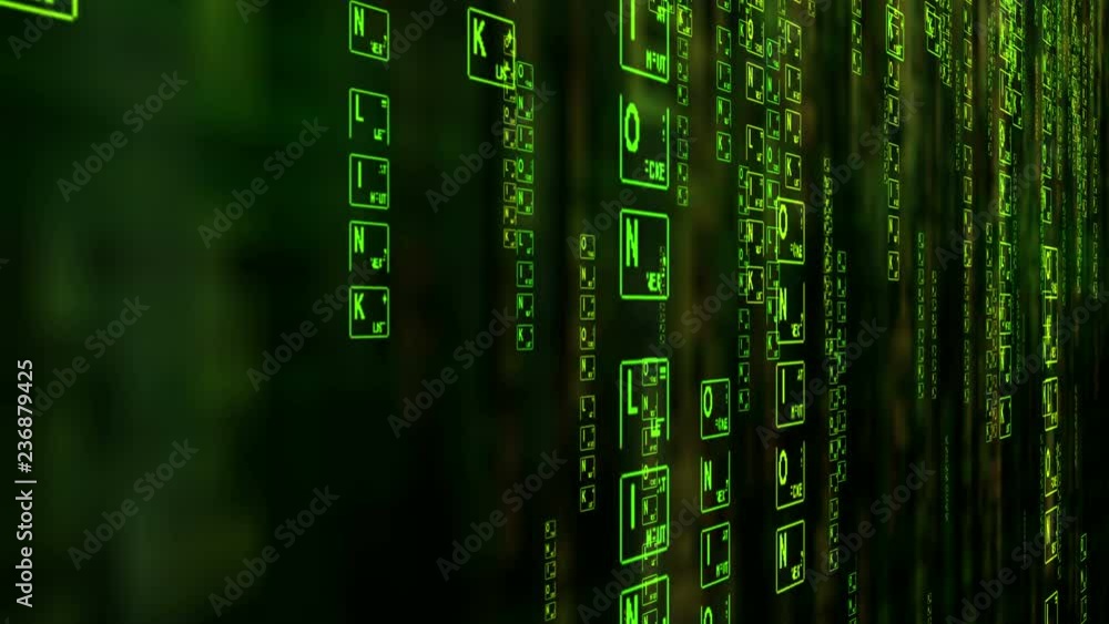 Darknet Deepweb Deep Web matrix style concept Stock ビデオ | Adobe Stock