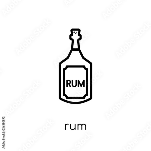 Rum icon from Drinks collection.