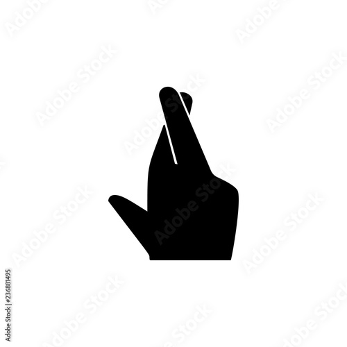 Hand, fingers, gesture, lie icon. Element of hand icon for mobile concept and web apps. Detailed Hand, fingers, gesture, lie icon can be used for web and mobile