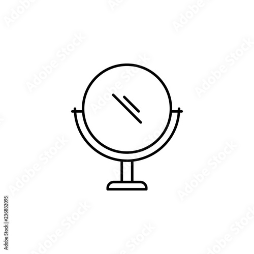 Mirror, beauty icon. Element of anti aging outline icon for mobile concept and web apps. Thin line Mirror, beauty icon can be used for web and mobile