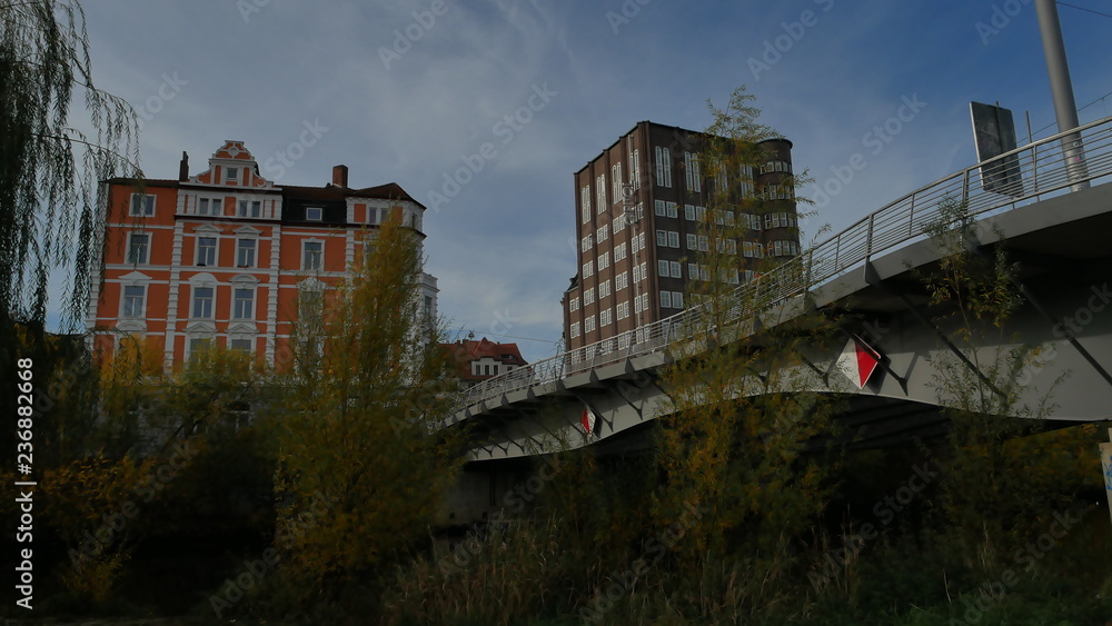 Fototapeta premium Brücke von unten