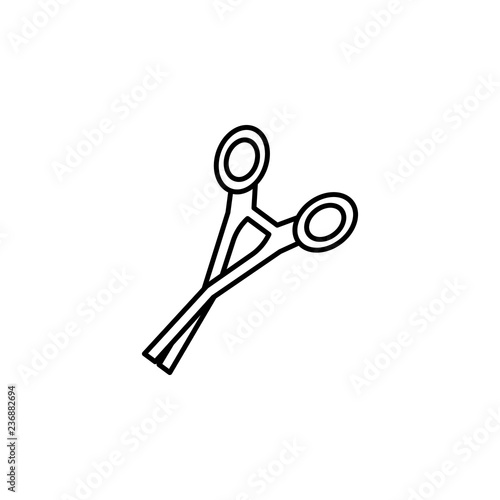 Scissors, medical icon. Element of anti aging outline icon for mobile concept and web apps. Thin line Scissors, medical icon can be used for web and mobile