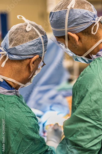 Surgeons in operating room