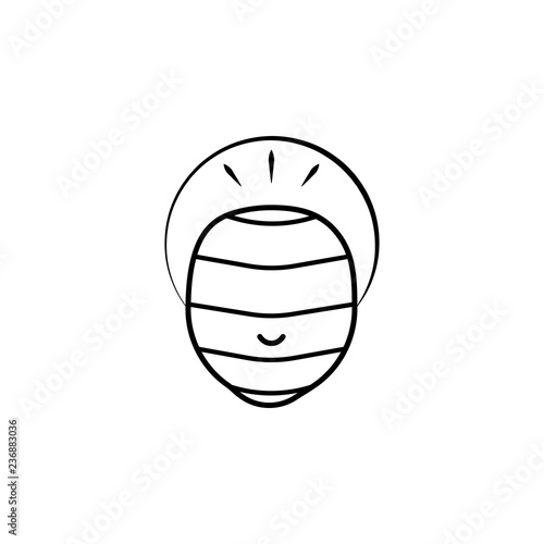 Woman face, cosmetic procedure icon. Element of anti aging outline icon for mobile concept and web app. Thin line Woman face, cosmetic procedure icon can be used for web and mobile