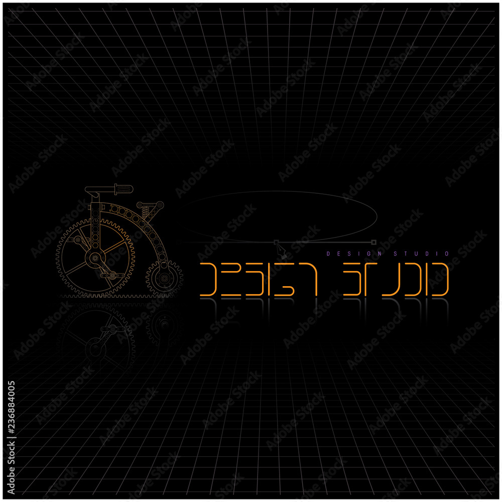 Obraz premium vector illustration made from the text of the 