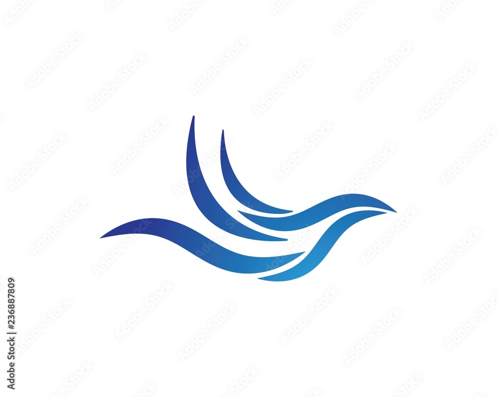 Water Wave symbol and icon Logo Template Water Wave symbol and icon Logo Template