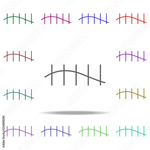 constancy icon. Elements of speedometer in multi color style icons. Simple icon for websites, web design, mobile app, info graphics