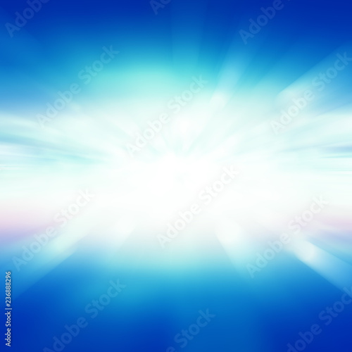light blue gradient background / blue radial gradient effect wallpaper © ooddysmile